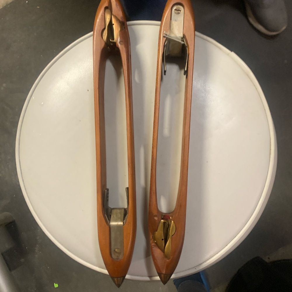 Vintage Wooden Weaving Shuttles